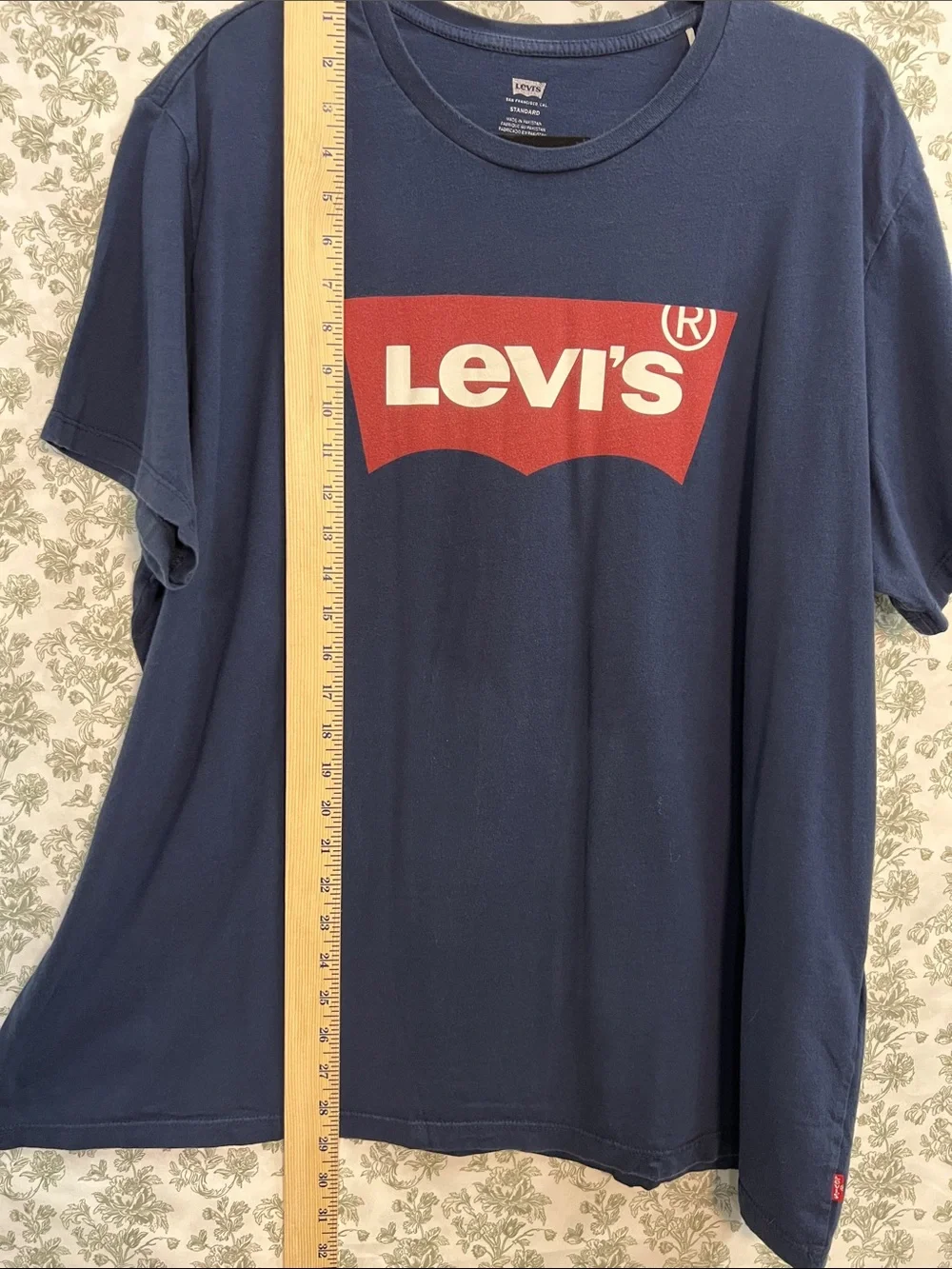 Levi's Navy Short Sleeve Logo Tee